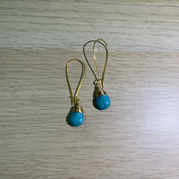 Turquoise Tear Drop Earrings